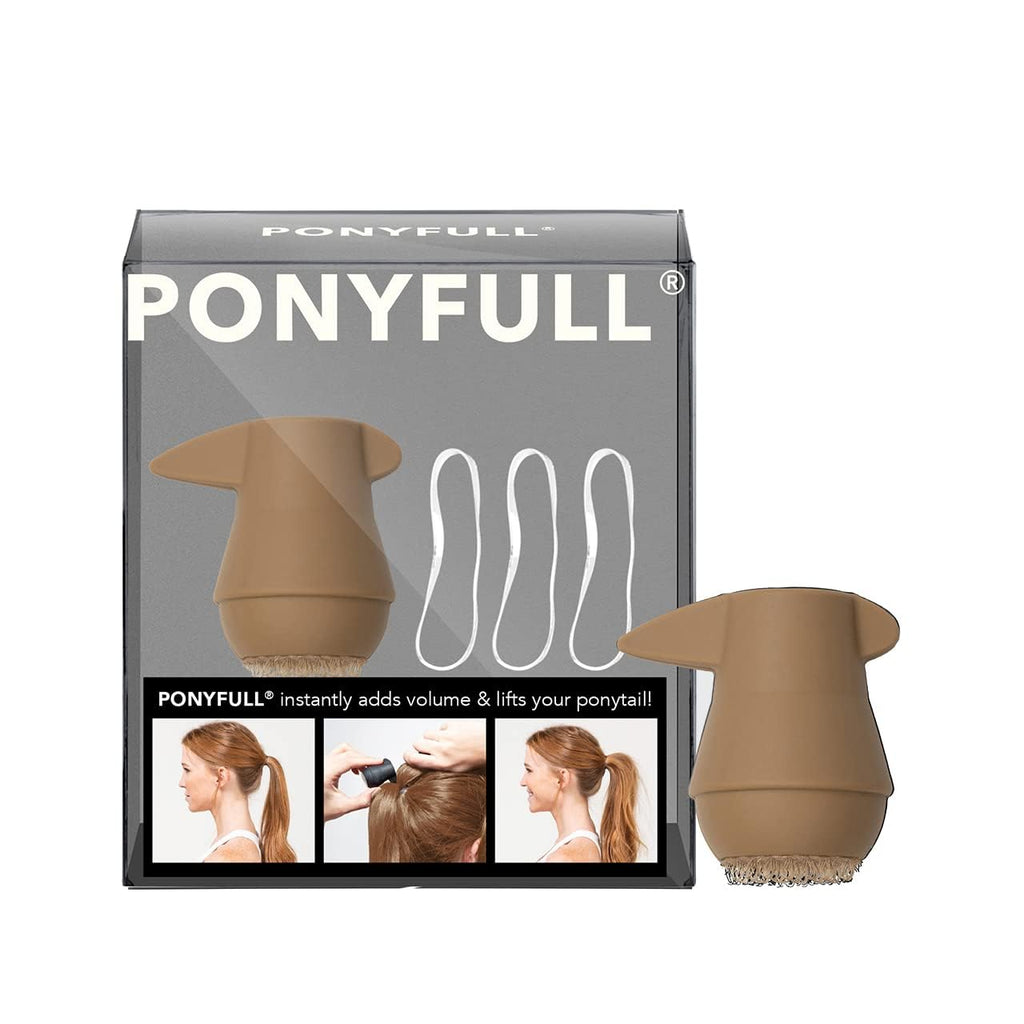 Buy now Kitsch PONYFULL Hair Volumizer Tool - Adds Lift and Style To Your Ponytail | Hair Bun Maker for Women | Ponytail Volumizer, Includes 3 No Snag Elastic Ties | Ideal Gifts for Women - (Blonde) at indiglob india