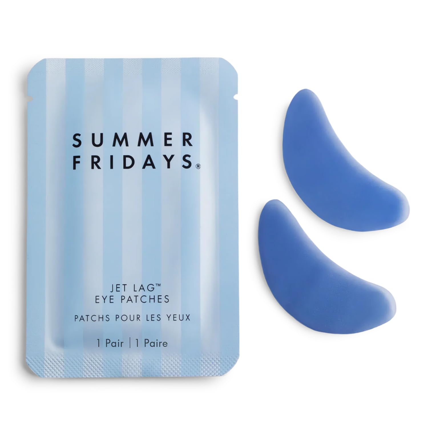 Buy now Summer Fridays Jet Lag Under Eye Patches - Hydrating & Depuffing Hydrogel Eye Masks with Caffeine & Peptides to Soothe & Refresh the Undereye Area (6 Pairs) at indiglob india