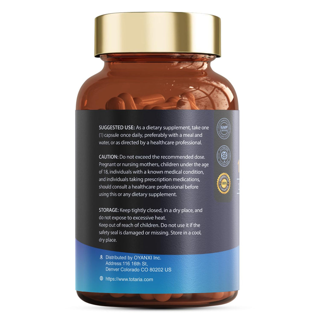 Magnesium Complex 700mg 12 in 1 Magnesium Supplement with Glycinate Citrate Malate Oxide Taurate Aspartate Orotate Magnesium Relaxation,Muscle,Heart Support, Vegan 120 Capsules 2PK