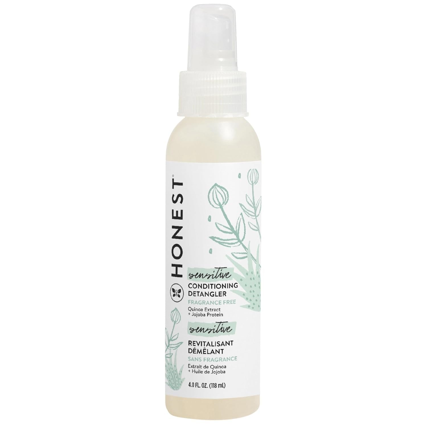 Buy now The Honest Company Conditioning Hair Detangler, Tear-Free Hypoallergenic Leave-In Conditioner and Fortifying Spray, Citrus Vanilla Refresh, 4 fl oz 4 Fl Oz (Pack of 1) Fragrance Free Sensitive at indiglob india