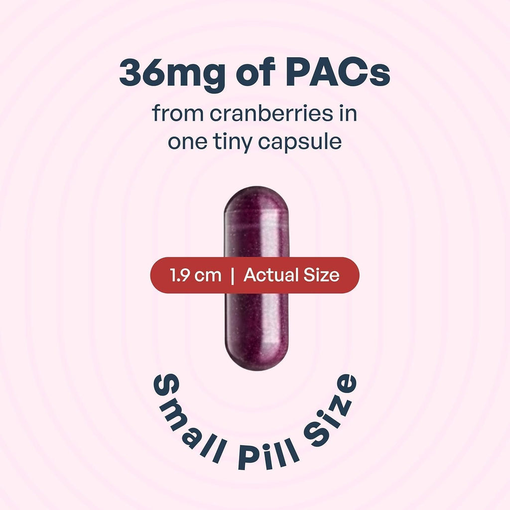 Szio+ Utiva Cranberry PACs 36 mg, Daily UTI Support for Women, 30 Capsules | Doctor-recommended UTI prevention with clinically studied cranberry extract for bladder health