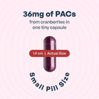 Szio+ Utiva Cranberry PACs 36 mg, Daily UTI Support for Women, 30 Capsules | Doctor-recommended UTI prevention with clinically studied cranberry extract for bladder health