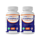 Vitamatic Acidophilus Probiotic - 10 Billion CFU - 5X Potency - Daily Probiotic Supplement, Supports Digestive Health - 120 Tablets