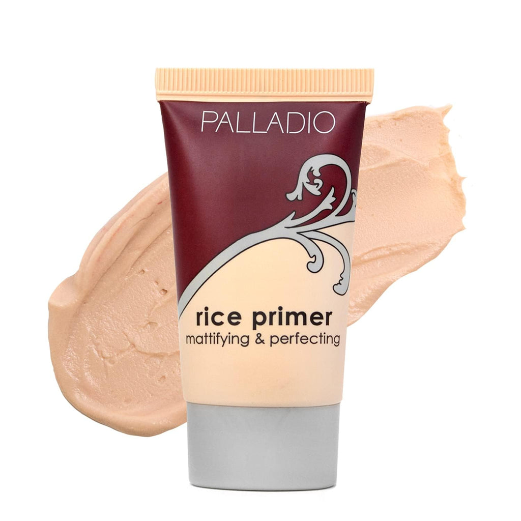 Buy now Palladio Rice Primer, Formulated with Natural Rice, Controls Oil on Your Skin and Locks in Makeup, Lightweight with a Smooth Matte Finish, Reduces Facial Shine, for All Skin Types, Beige, 0.71 Fl Oz Default at indiglob india