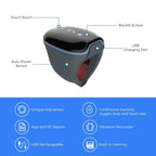 Buy now Wellue O2Ring Pulse Oximter, Bluetooth SPO2 Blood Oxygen Saturation Monitor - Wearable O2 Ring Sensor with Vibration Reminder, Free APP & PC Report, Rechargeable at indiglob india
