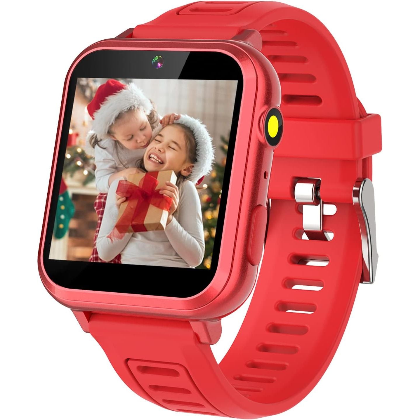 Buy now Smart Watch for Kids Gift for Girls Age 5-12, 1.54" Touch Screen Watch with HD Camera Video 39 Games Music Pedometer Flashlight Alarm Clock, Gifts for 7 8 9 10 Year Old Girls Boys Red at indiglob india