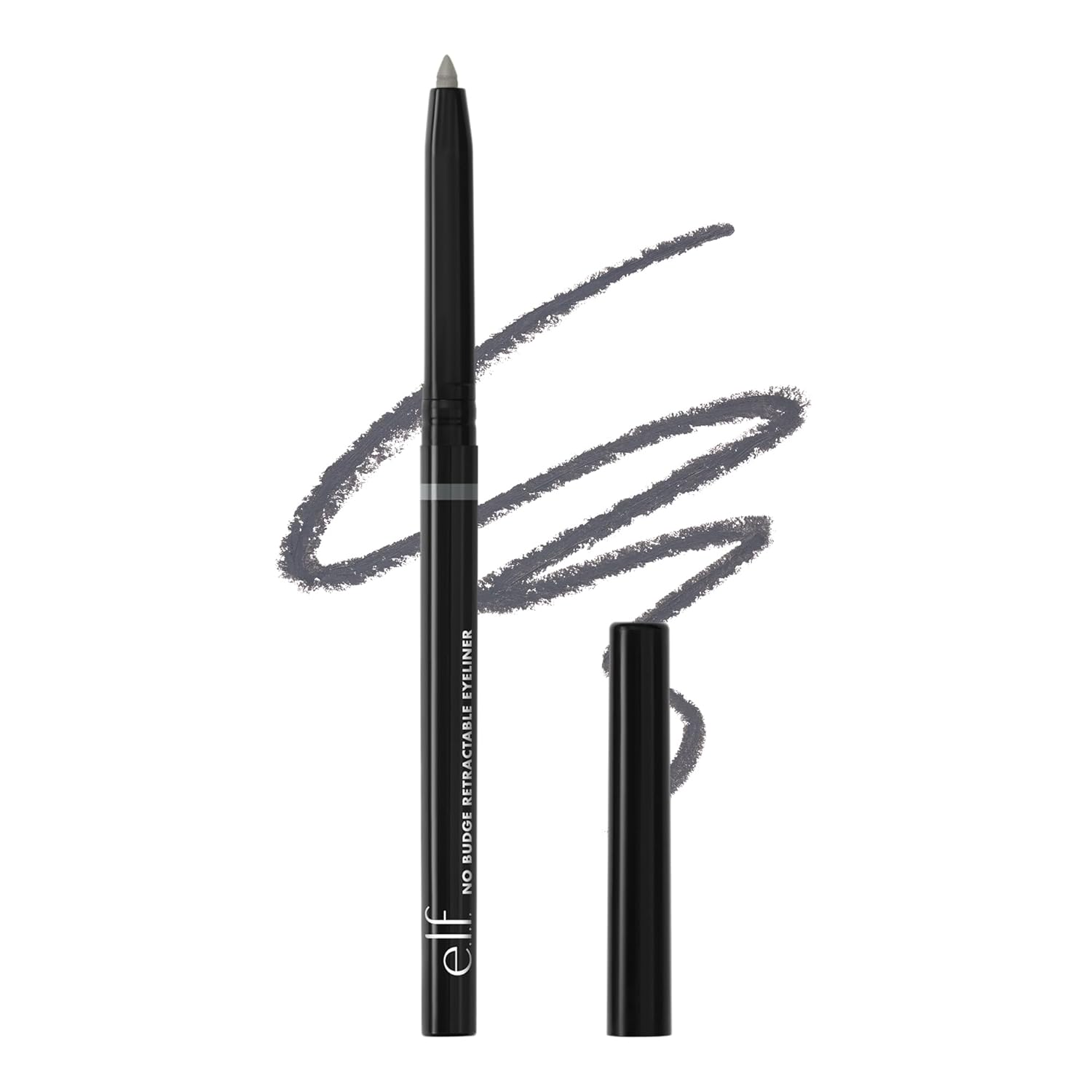 Buy now e.l.f. No Budge Retractable Eyeliner, Creamy, Ultra-Pigmented & Waterproof, Creates Bold & Defined Lines, Vegan & Cruelty-Free, Ruby 0.01 Ounce (Pack of 1) Grey at indiglob india