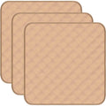 Buy now RIQINXIN Washable Incontinence Chair Pads 3pcs Waterproof Seat Protector Pads for Wheelchair Armchair Adults21x22in (Beige) Beige at indiglob india