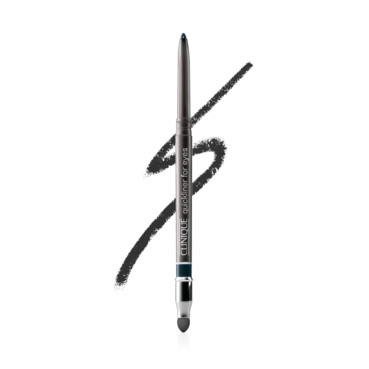 Buy now Clinique Quickliner For Eyes Eyeliner Pencil | Water Resistant, Smudge Resistant + Safe For Sensitive Eyes | 11 Shades AE New Black at indiglob india