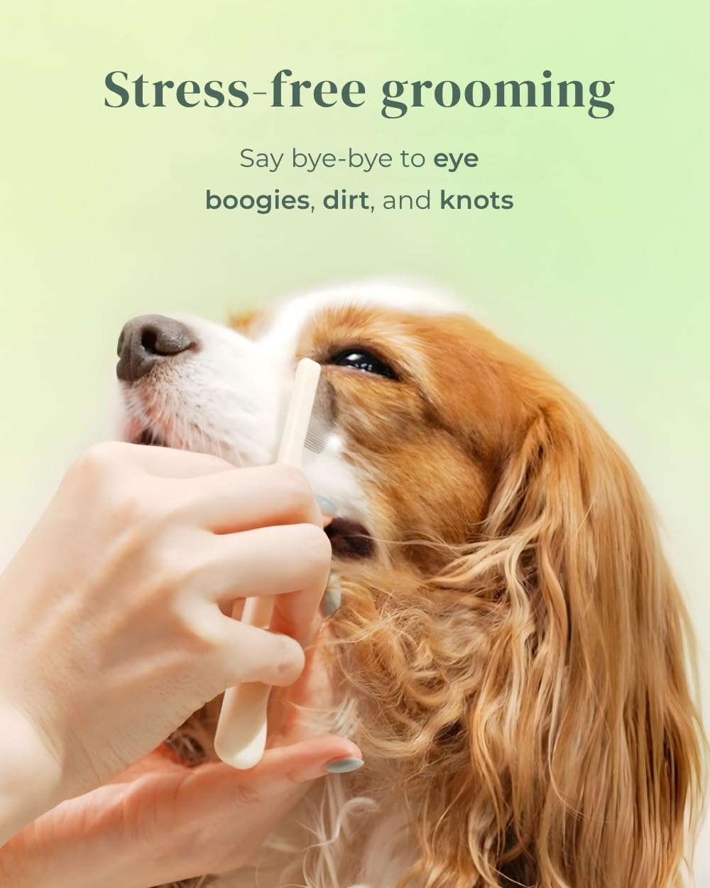 Petora BRUSH ON ME Facial & Eye Comb for Dogs & Cats