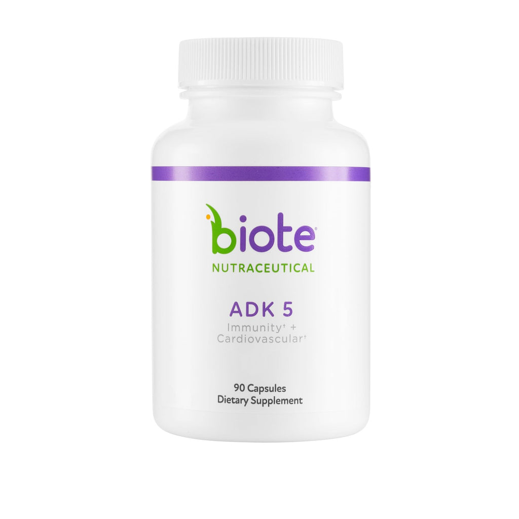 Biote Nutraceuticals - ADK 5 - Immunity + Cardiovascular (90 Capsules)