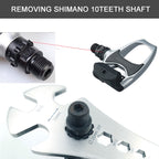 Bike Pedal Wrench, Bicycle Pedal Removal Tool with Extra Long Handle for Efficient Repair of Road and Mountain Bikes