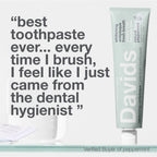 Buy now Davids Fluoride Free Toothpaste, Teeth Whitening, Antiplaque, SLS (Sulfate) Free, Promotes Enamel Health, Mouth & Gum Detox, EWG Verified, Peppermint, 5.25oz at indiglob india