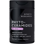 Sports Research® Phytoceramides 350mg w/Ceratiq®, 60 Liquid Caps | Plant-Derived Ceramides for Beauty from Within Skin Hydration | Non-GMO, 60 Servings