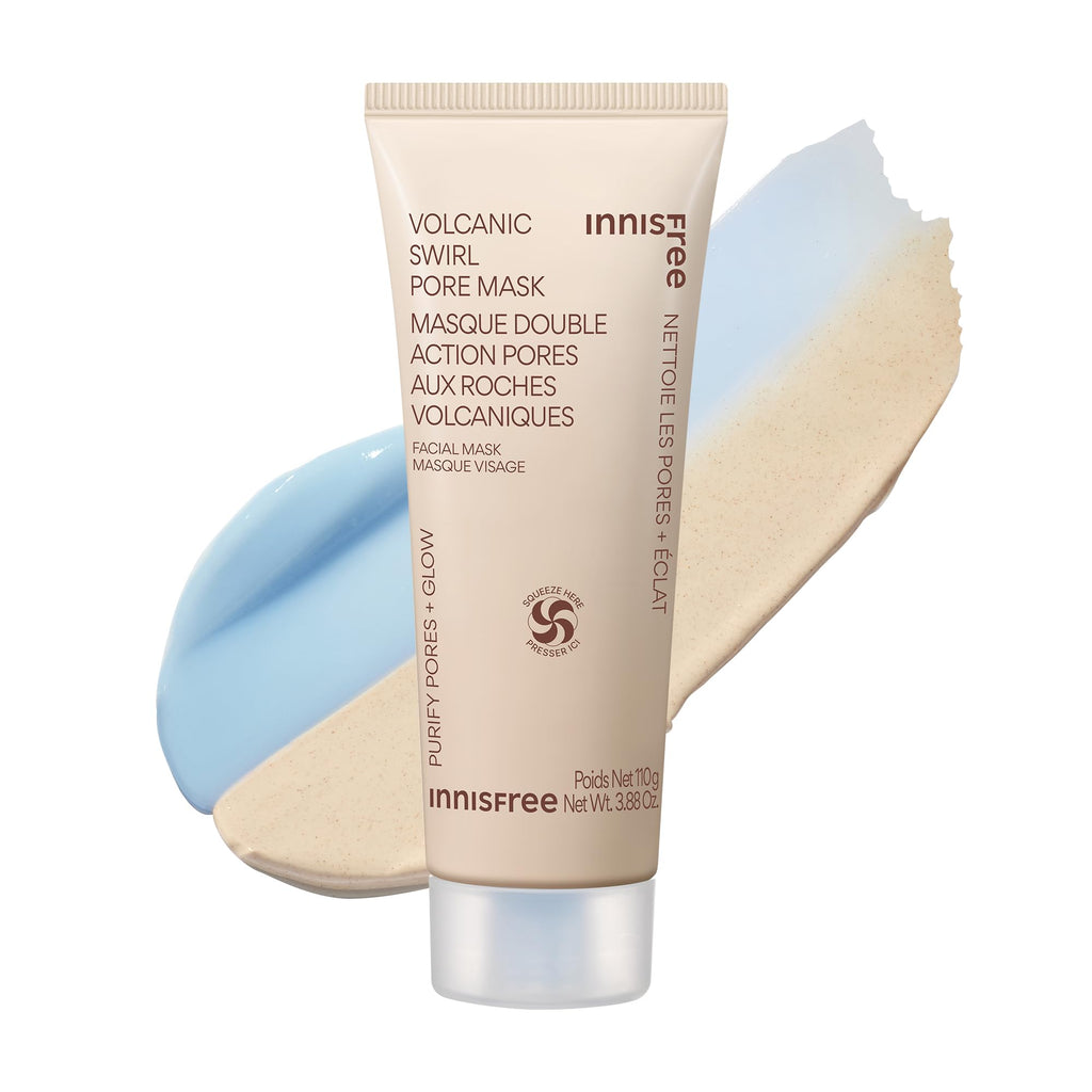 innisfree Super Volcanic Clay Mask, Pore Cleansing & Oil Control Face Mask for Oily Skin with AHA, Korean Wash-Off Clay Mask for Clogged Pores