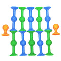 12pcs of Suction Cup Darts, A Set of Games with Strong Suction Power, Made of Silicone Material. Suitable for Board Games, Family Games, and Perfect for Enjoying with Friends and Family