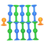 12pcs of Suction Cup Darts, A Set of Games with Strong Suction Power, Made of Silicone Material. Suitable for Board Games, Family Games, and Perfect for Enjoying with Friends and Family