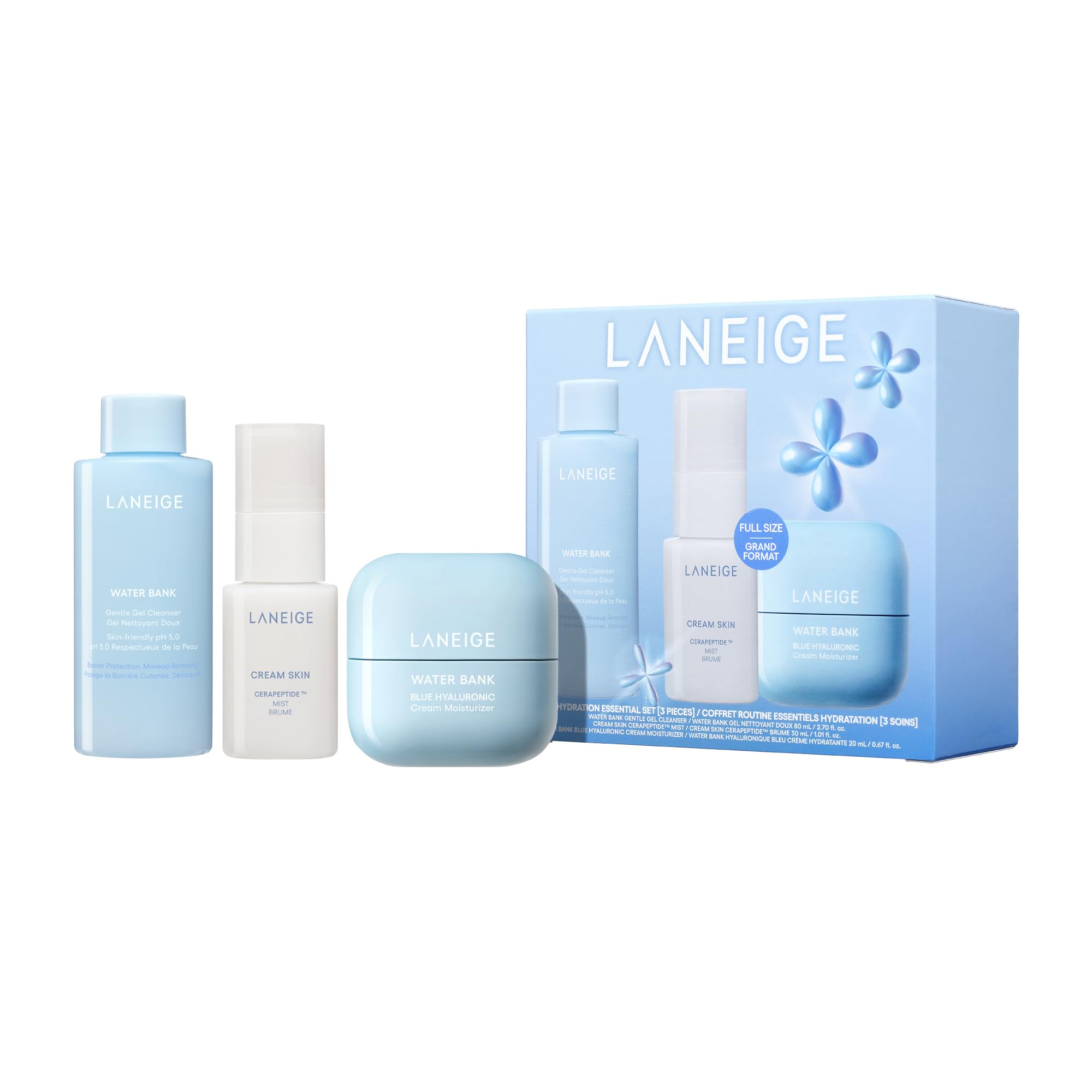 Buy now LANEIGE Water Bank Blue Hyaluronic Cream Moisturizer: Hydrating Korean Face Cream with Squalane & Ceramide for Skin Barrier Support, Dermatologist-Tested at indiglob india