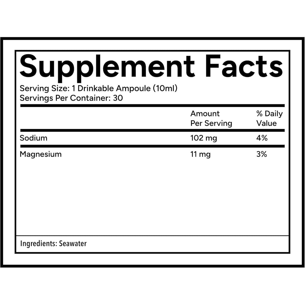 Original Quinton Hypertonic, 30 Drinkable Ampoules