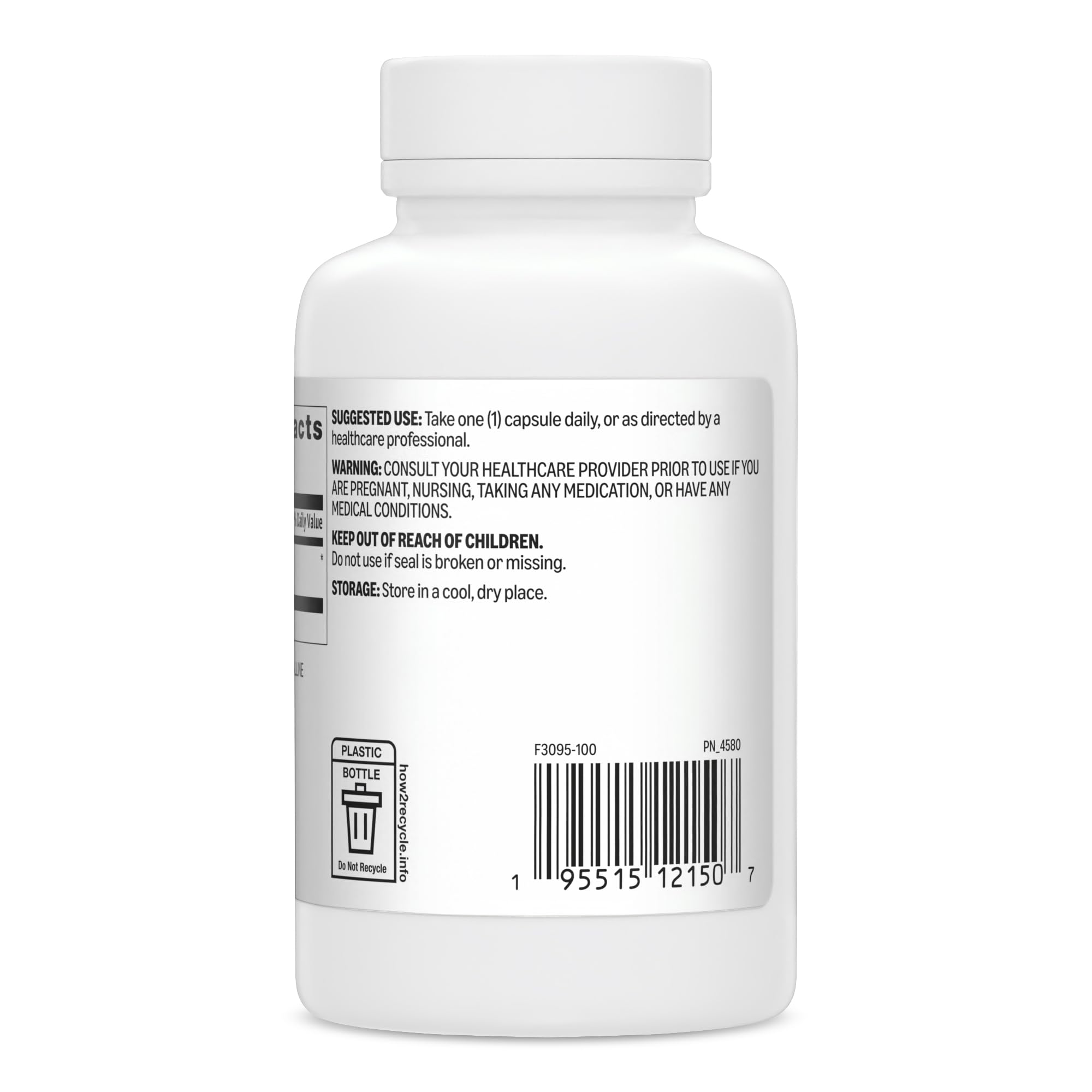 Amazon Basics Ginger Root Capsules, 550 mg, 100 Count