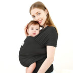 Buy now Acrabros Baby Wrap Carrier,Hands Free Baby Carrier Sling,Lightweight,Breathable,Softness,Perfect for Newborn Infants and Babies Shower Gift,Black at indiglob india