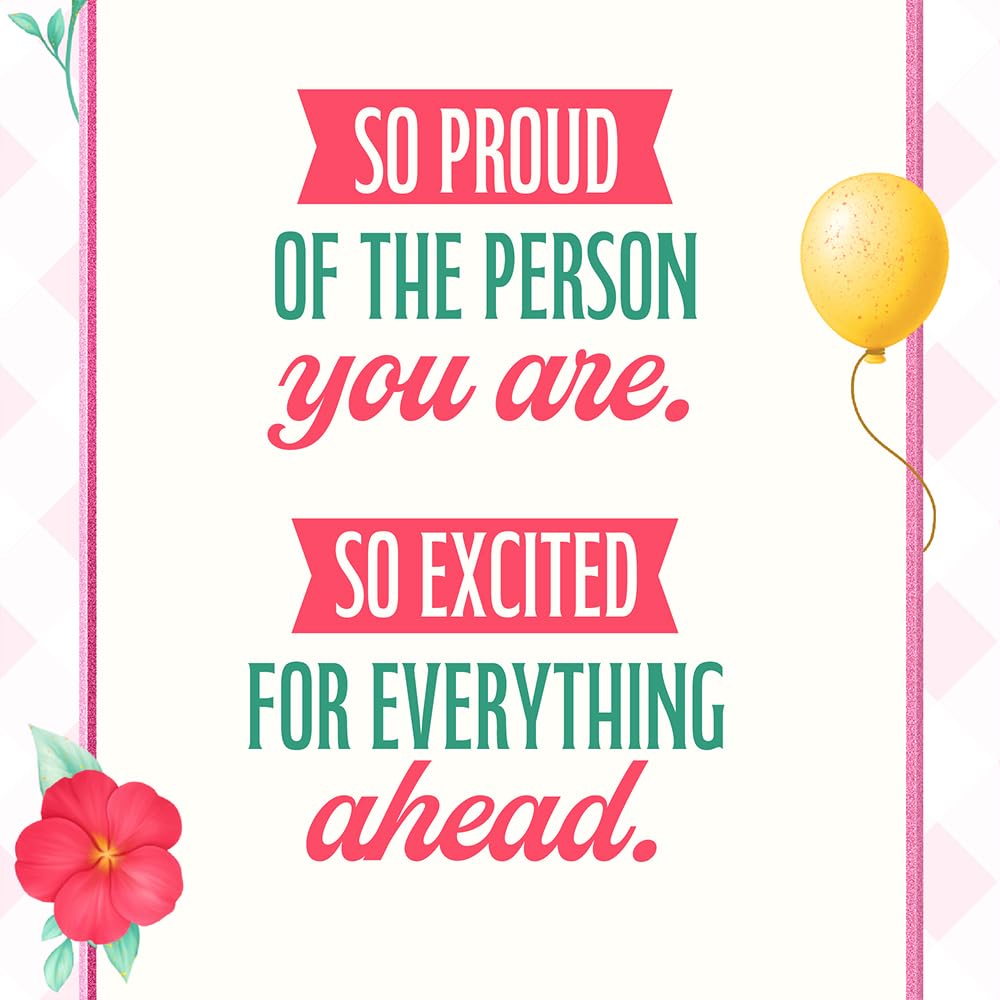 Prime Greetings Granddaughter Birthday Card, Made in America, Thick Card Stock with Premium Envelope Packaged in a Reusable Presentation Mailer, Eco-Friendly, 5in x 7.75in