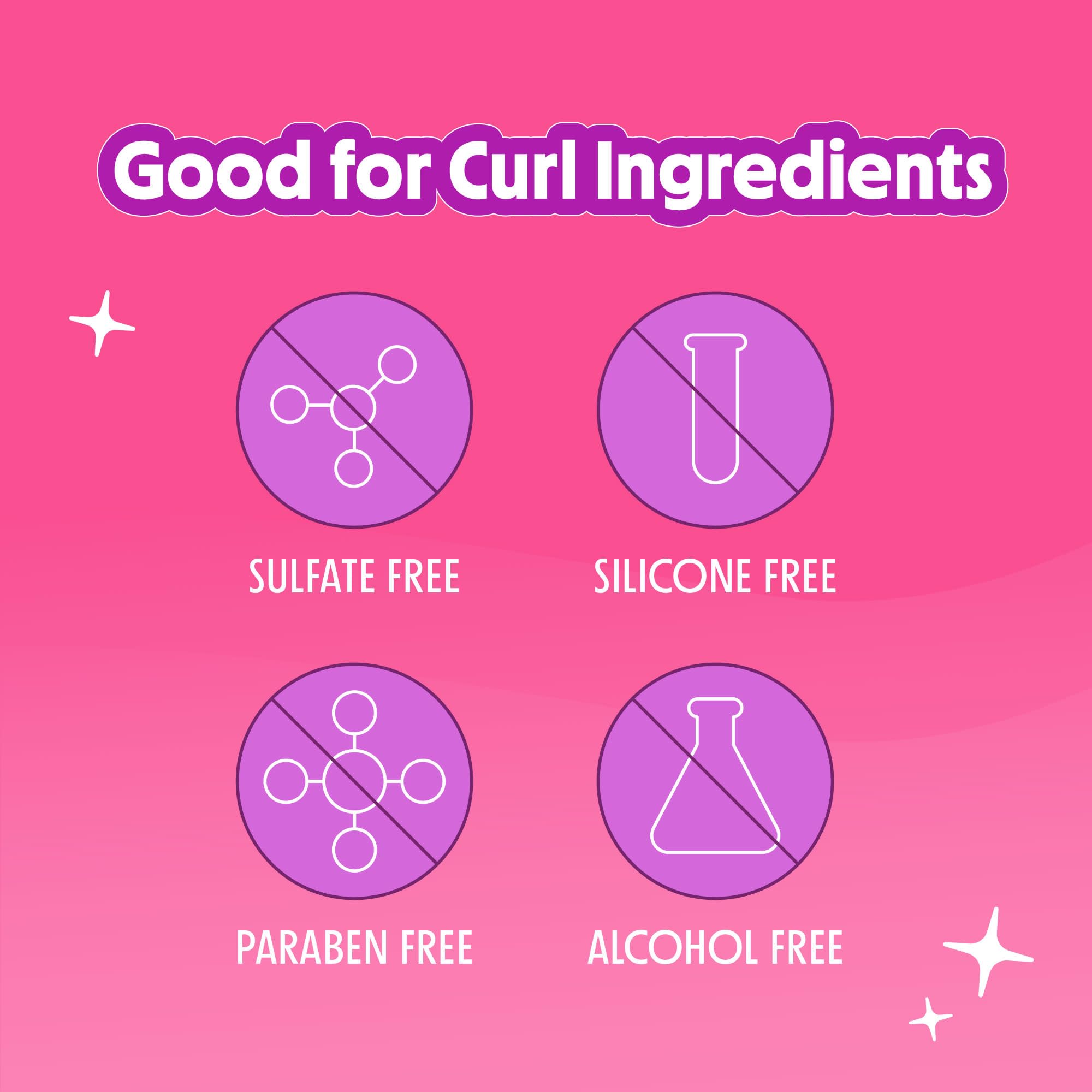 Not Your Mother's Curl Talk Kit, 9.7 fl.oz Defining Cream, 9.7 fl.oz Frizz Control Styling Gel & 7 oz Activating Mousse | Defining Cream, Frizz Control Gel, & Activating Mousse - 9.7 oz Each - Maximize Definition & Control Frizz - Citrus Jasmine