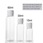 Buy now ALINK 16pcs Travel Size Toiletry Bottles Set, Tsa Approved Clear Cosmetic Makeup Liquid Containers with Zipper Bag at indiglob india