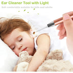 Buy now 4 Pack Ear Pick with Light, Ear Cleaner Ear Wax Removal Tool Kit for Kids and Adults, Ear Picks Digger & Tweezers & Spiral Spring Ear Spoon Set with Storage Box (Rose Gold) at indiglob india