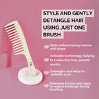 Wide Tooth Comb for Curls - Detangling Comb for Curly, Wavy & Afro Hair