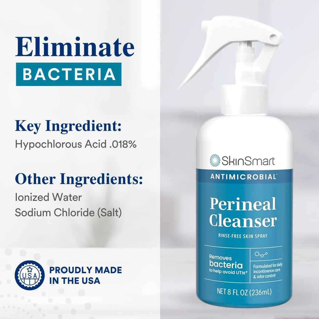 SkinSmart Antimicrobial Perineal Cleanser and Incontinence Care, 8 oz