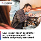 Maxforce FC Select Roach Gel Bait 4 x 30 gram reservoirs | Convenient Cockroach Bait Gel Syringe | Indoor Crack and Crevice Control