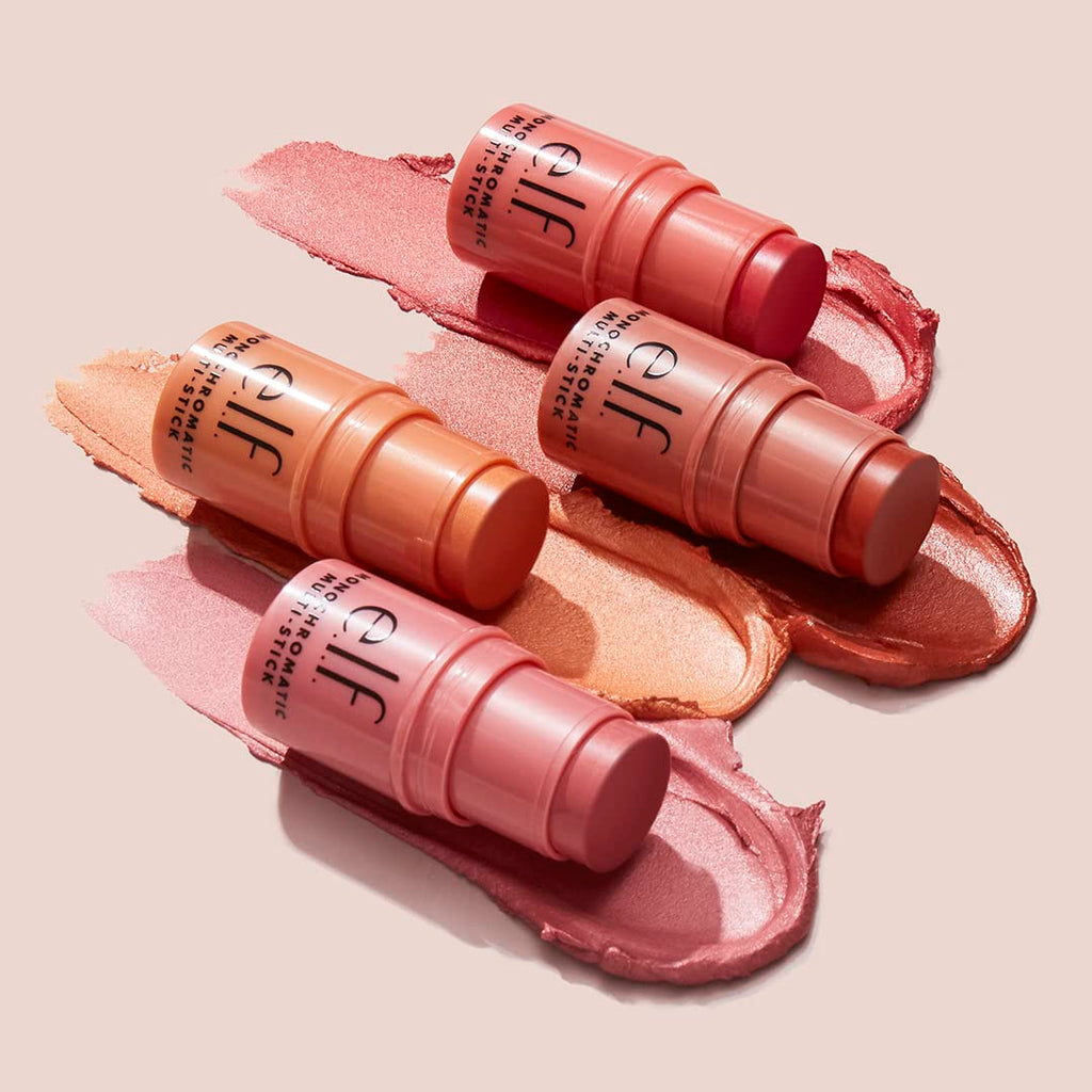 Buy now e.l.f. Monochromatic Multi Stick, Luxuriously Creamy & Blendable Color, For Eyes, Lips & Cheeks, Dazzling Peony, 0.17 Oz at indiglob india