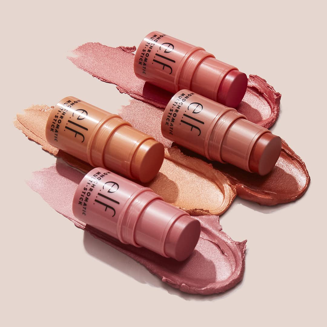 Buy now e.l.f. Monochromatic Multi Stick, Luxuriously Creamy & Blendable Color, For Eyes, Lips & Cheeks, Dazzling Peony, 0.17 Oz at indiglob india