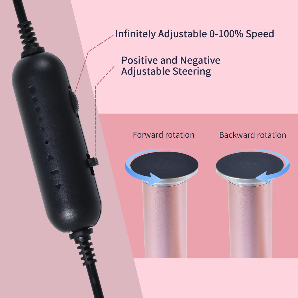 Electric Foot Callus Remover with 80pcs Sandpaper Discs, 4.8IN Longer Professional Callus Remover for Feet, Pedicure Tools Foot File for Dead Skin
