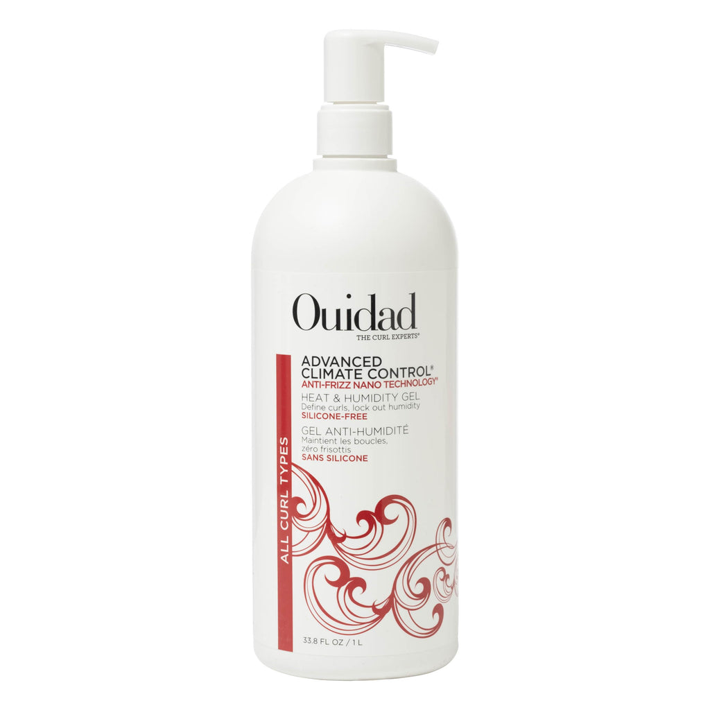 Ouidad Advanced Climate Control Heat & Humidity Curl Gel, Long-Lasting Hold | Moisturizing, Anti-Frizz Nano Technology, Locks Out Humidity, Crunch-Free Styling Gel for Curly Hair, For All Curl Types