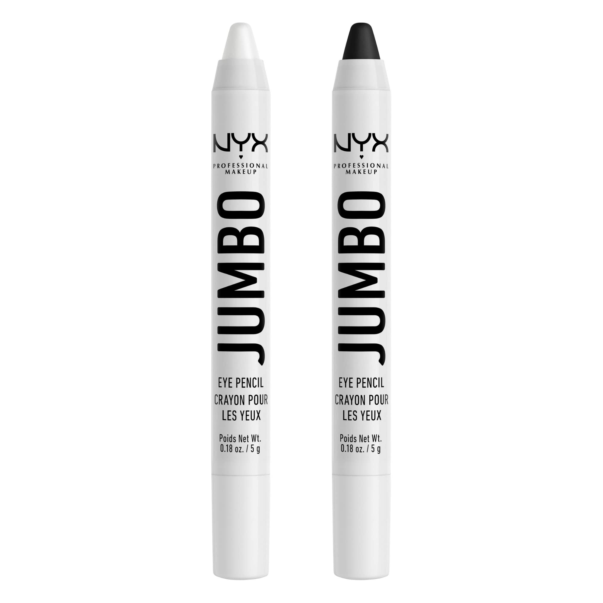 Buy now NYX PROFESSIONAL MAKEUP Jumbo Eye Pencil, Blendable Eyeshadow Stick & Eyeliner Pencil - Cottage Cheese (Silver) at indiglob india