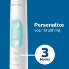 Buy now Philips Sonicare ProtectiveClean 5100 Rechargeable Electric Toothbrush, with Pressure Sensor, 3 Cleaning Modes, SmarTimer and QuadPacer, 14-Day Battery Life, Travel Case, White, Model HX6857/11 at indiglob india