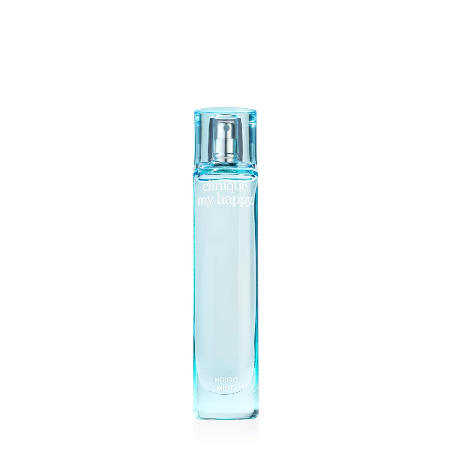 Buy now Clinique My Happy Fragrance Spray | Cocoa & Cashmere, Baby Bouquet, Cookies & Kisses, Indigo Mist, Lily of the Beach, Peony Picnic | Perfumes for Women Indigo Mist 0.5 Fl Oz - Mini Travel Size at indiglob india