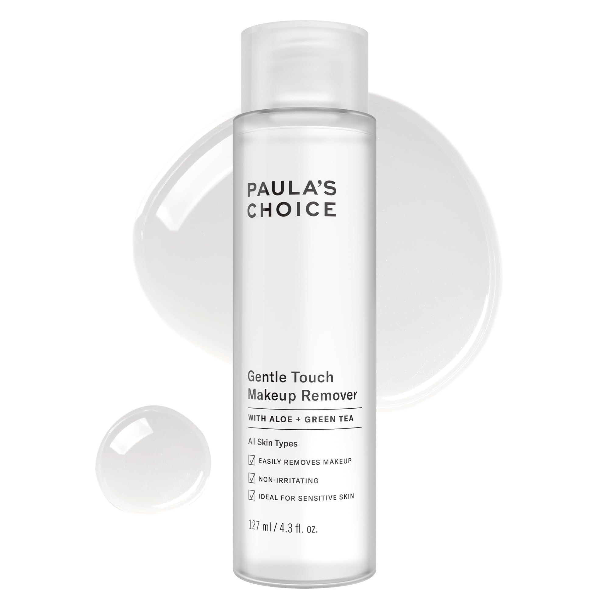 Buy now Paula's Choice Gentle Touch Oil Free Waterproof Makeup Remover, Aloe & Green Tea, Non-Irritating, 4.3 Ounce at indiglob india