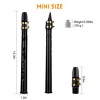Buy now Pocket Saxophone Kit Mini Sax Portable Woodwind Instrument with Lid, Mouthpiece, Carrying Bag, Fingering Charts at indiglob india