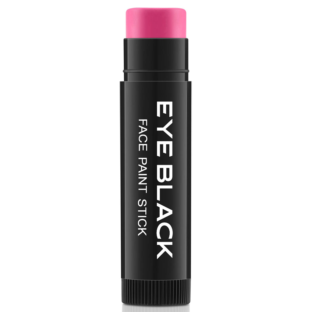 Hot Pink Baseball Eye Black Stick,Anti-Glare Under Eye Sports Grease Stick
