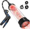 UTIMI Sex Toy Penis Pump Enlarger with 3 Rings 2 Sleeves Stronger Erections
