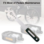 Bike Pedal Wrench, Bicycle Pedal Removal Tool with Extra Long Handle for Efficient Repair of Road and Mountain Bikes