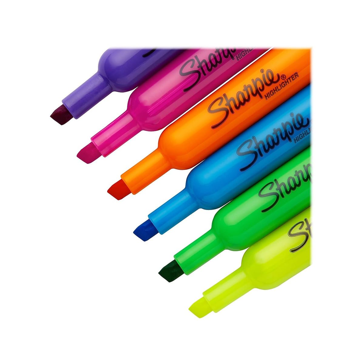 Sharpie Tank Highlighters, Fluorescent And Pastel Highlighters, Chisel Tip, Highlighter Markers Set, Assorted Colors, Value Pack, 36 Count - School, Office, Teacher Supplies