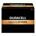 Duracell PGD MN1300 Coppertop Battery, Alkaline, D Size (Pack of 12)