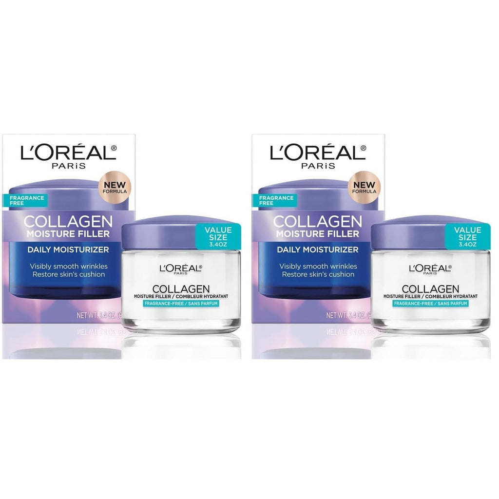 L’Oreal Paris Collagen Daily Face Moisturizer, Anti Aging Face Cream to Reduce Wrinkles and Provide Intense Hydration, 1.7 oz