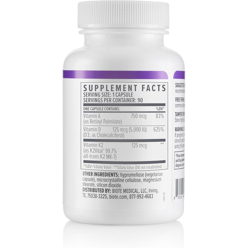 Biote Nutraceuticals - ADK 5 - Immunity + Cardiovascular (90 Capsules)