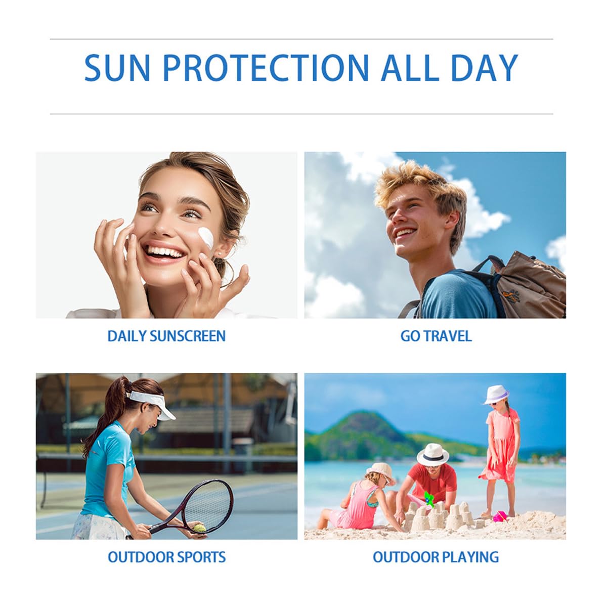 Centella Sunscreen SPF 50,Centella Hyalu Cica Water-Fit Sun Serum,Blue