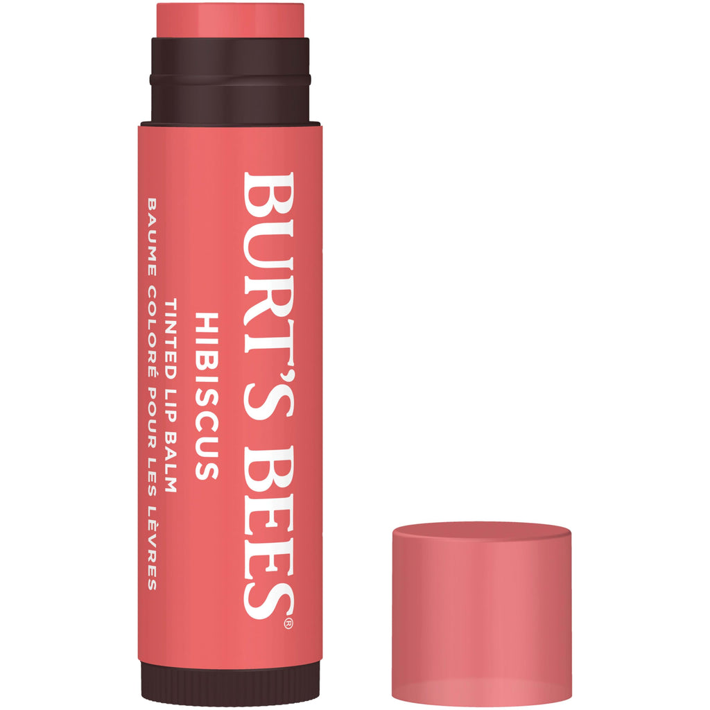 Buy now Burt's Bees Lip Tint Balm, Long Lasting 2 in 1 Duo Tinted Balm Formula, Color Infused with Hydrating Shea Butter for a Natural Looking Buildable Finish, Hibiscus, 1 Tube at indiglob india